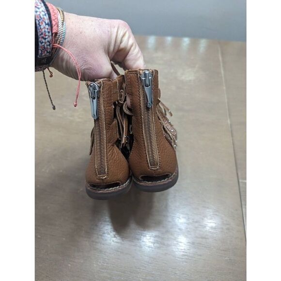 Sam Edelman Griffen Sandals women's size 6 black leather Bohemian Gladiator - Picture 7 of 9